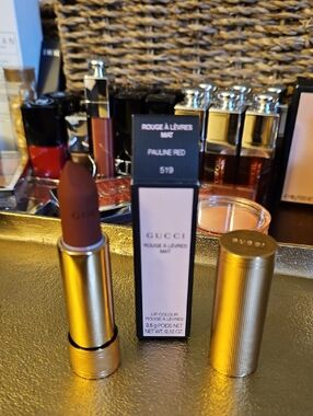 Gucci Matte Lipstick - Pauline Red